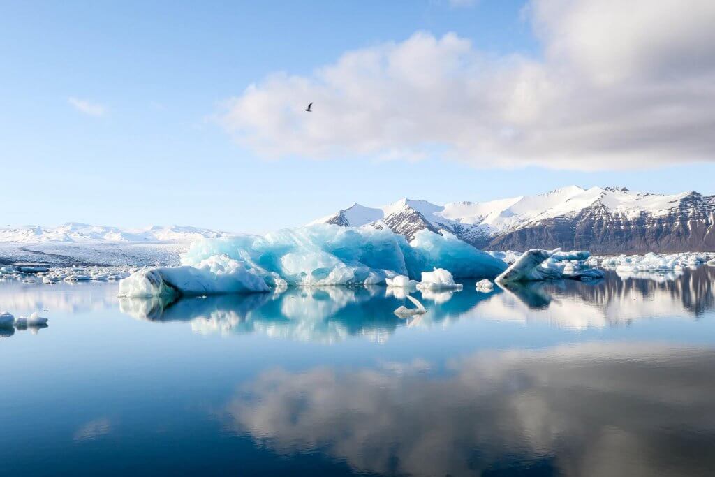 Glaciers in Iceland. Image: Jeremy Bishop, Unsplash.